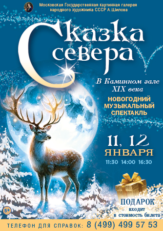 Новогодняя елка в Каминном зале XIX века «Сказка Севера» для всей семьи Новогодняя елка в Каминном зале XIX века «Сказка Севера» для всей семьи