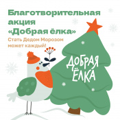 В Москве в третий раз проходит благотворительная акция «Добрая ёлка» в поддержку подопечных НКО. 